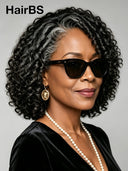 13x4 lace front salt and pepper bob wig