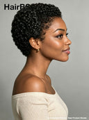 Wear to go Pixie wig Lace front 13x4 black afro