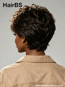 Lace front 13x4 Pixie wig black with baby Hair