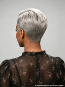 Lace front 13x4 Pixie wig gray weave