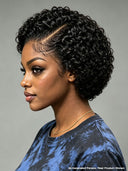 3 Colors Lace front 13x4 pixie wig curly wave
