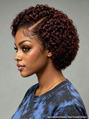 3 Colors Lace front 13x4 pixie wig curly wave