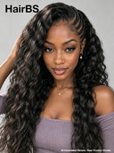 Lace front 13x6 Braided hairstyle wig Updo 30 inch curly wave 100% Human Hair 