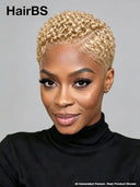 Lace front 13x6 Pixie wig Afro curly blonde pre-cut for black woman