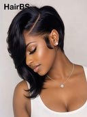Pixie cut wig Lace front 13x6 weave for black woman 100% Human Hair 