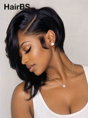Pixie cut wig Lace front 13x6 weave for black woman 100% Human Hair 