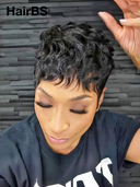 Full lace Wig Natural Black Bleached Knot Quick Weave Wig 100% Human Hair