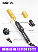 HairBS Electric Hot Comb for Wigs and Natural Hair