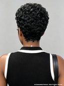 Lace front 13x4 pixie wig Black curly