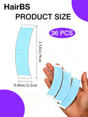HairBS 36pcs Double-Sided Lace Tape Hold for Lace Wigs