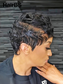Full lace Wig Natural Black Bleached Knot Quick Weave Wig 100% Human Hair