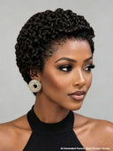 13x4 lace front 5 color pixie cut wig curly wave