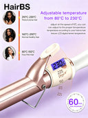 HairBS curling iron-Adjustable temperature, easily create various styles at home