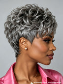 Machine made pixie cut wig Quick weave