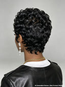 3 Colors Lace front 13x4 pixie wig  Black or brown or burgundy