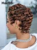 Best-seller 2 wigs $89 machine made 2 color straight & finger wave 100% Human Hair