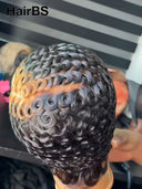 13x4 lace front Wig chioma finger wave honey 100% Human Hair