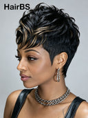 5x5 lace closure Wig highlight quick weave