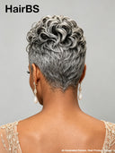 Lace closure 5x5 Pixie wig Salt and Pepper Quick weave