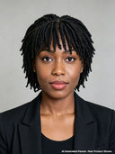 Full Lace wig Braided wig with bangs