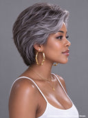 7x5 lace closure Pixie wig Salt and Pepper