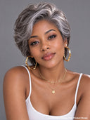 7x5 lace closure Pixie wig Salt and Pepper
