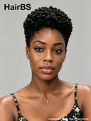 Full lace wig Pixie cut black afro