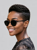 Full lace pixie wig Black 100% Human Hair