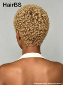 Full lace wig pixie afro honey