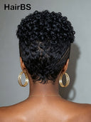 Full lace wig black Pixie for black woman