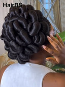 Full Lace with Braided wig for wedding
