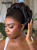 Full Lace with Braided wig for wedding