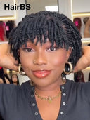 Full Lace wig Braided wig with bangs