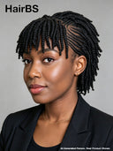 Full Lace wig Braided wig with bangs