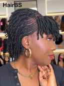 Full Lace wig Braided wig with bangs