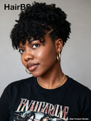 Full Lace wig Pre-styled black Braided wig with bangs