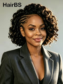 Lace Front 13x6 wig braided hair style 