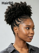 Full Lace wig afro With Braided wig
