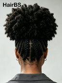 Full Lace wig afro With Braided wig