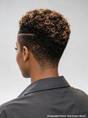 Full lace pixie cut wig honey highlight 