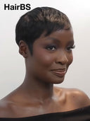 Full lace wig pixie cut for black woman 