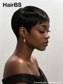 Full lace wig pixie cut for black woman 