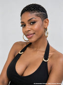 Full lace pixie wig 4 color super curly for black women
