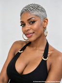 Full lace pixie wig 4 color super curly for black women
