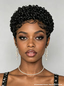 Pixie wig Black Full lace Customized Version