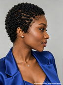 Full lace pixie wig 2 color for black women