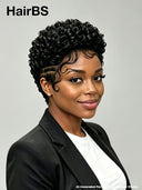 Full lace pixie wig for black women