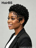 Full lace pixie wig for black women