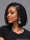 Full Lace wig Pre-styled black Braided wig bob
