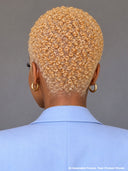 Full lace pixie cut wig blonde afro 